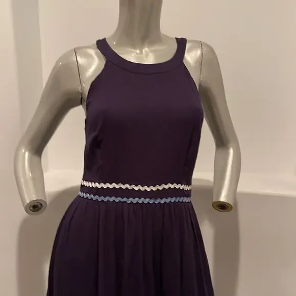 Modcloth Maxi Dress Blue Ribbon Accent BNWOT - Picture 6 of 11